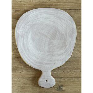 Fratelli Coli Round Cheese Appetizer Serving Board Ceramic Made in Italy 10”